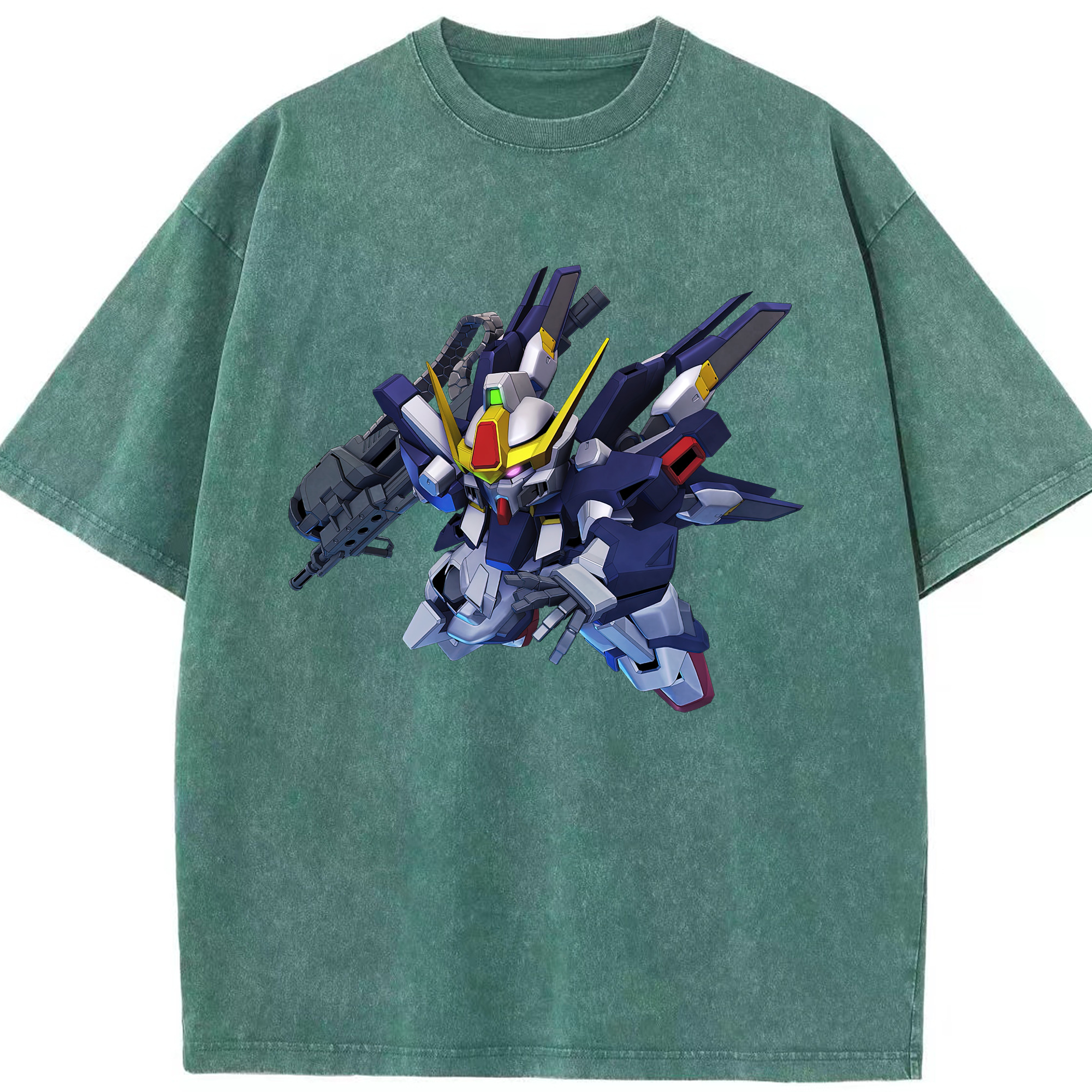 （画像用） 機動戦士ガンダム Mobile Suit Gundam 綿100% ヴィンテージ風 半袖Tシャツ（フロントプリント）